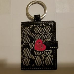 Coach mini photo frame key chain